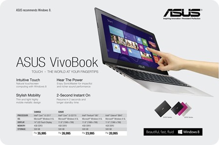 Asus VivoBook Price Specs Philippines